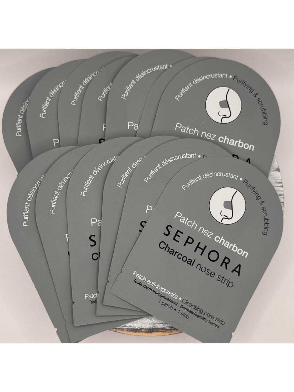Lot of 14 Sephora Collection Charcoal Nose Strips for Blackheads Peel-Off BNIB